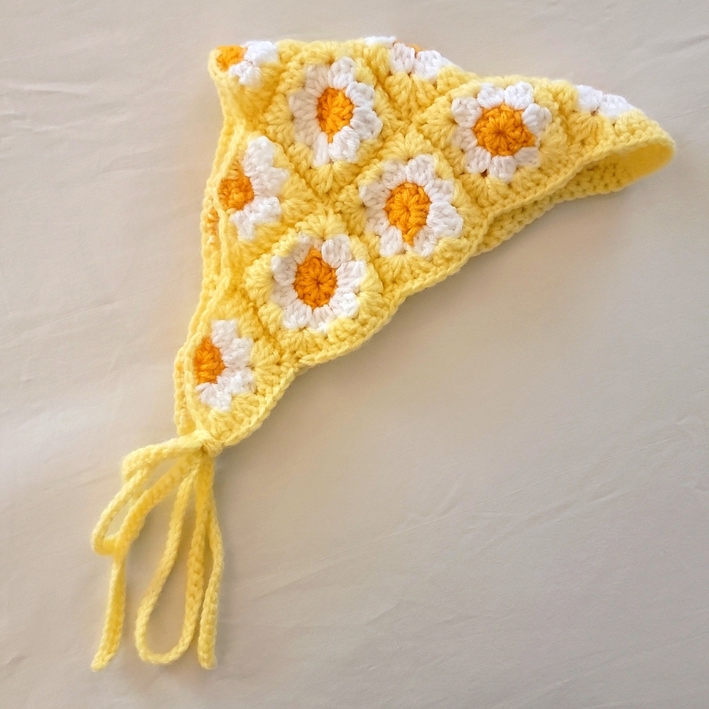Handmade Crochet Head Scarf